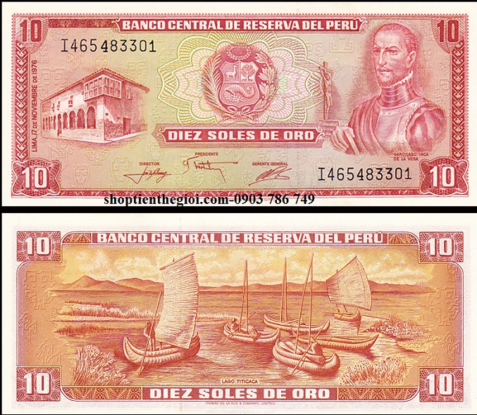Peru 10 Intis 1987 UNC